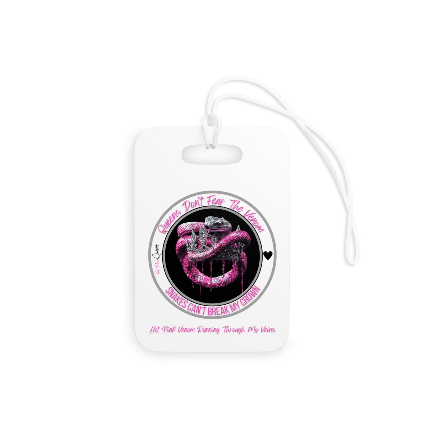 Hot Pink Veins VIP Tag