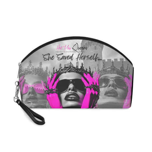She Saved Herself Makeup Bag