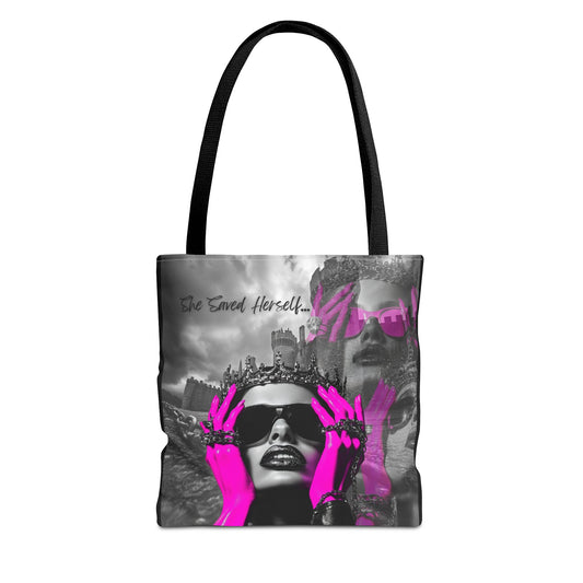 She Saved Herself Tote Bag