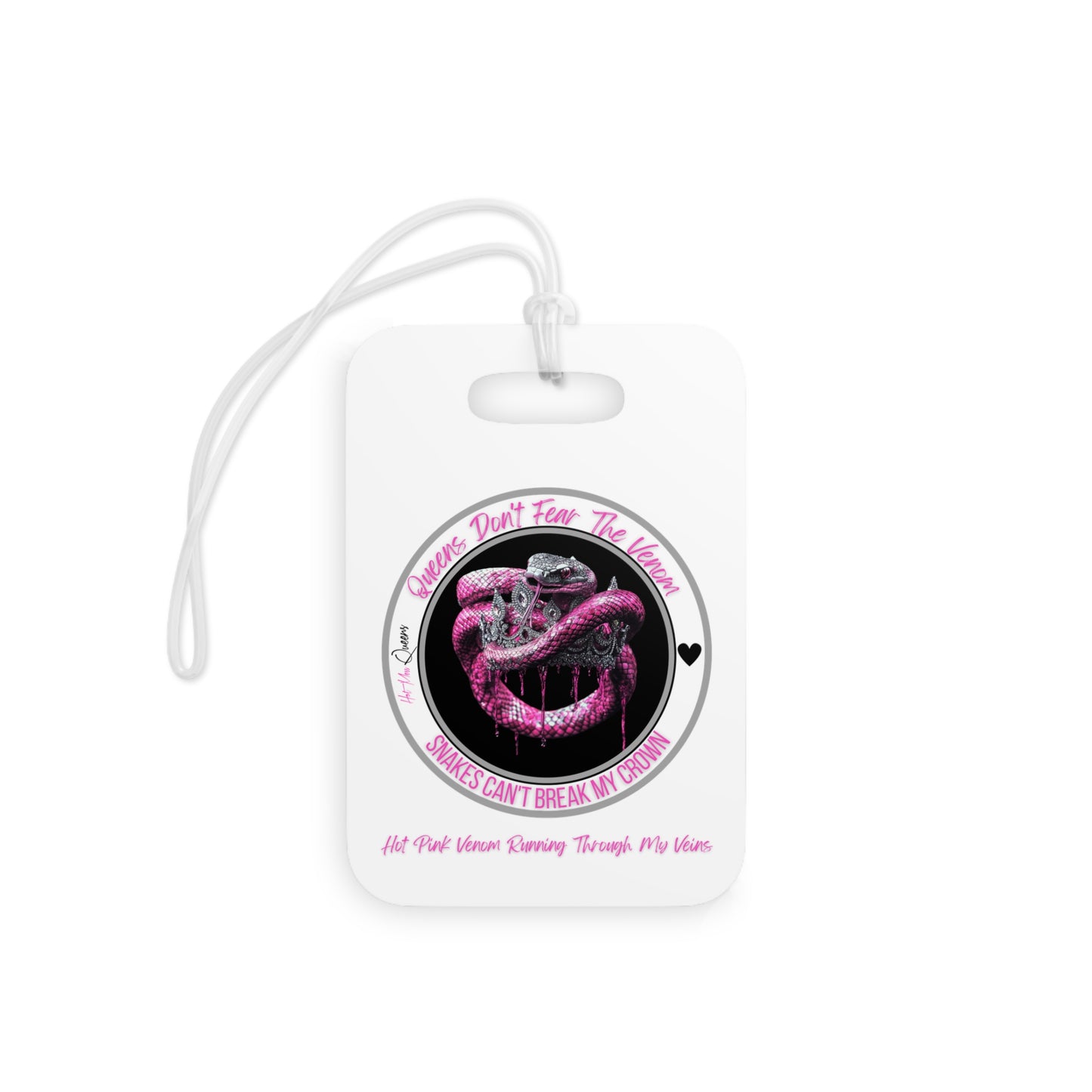 Hot Pink Veins VIP Tag