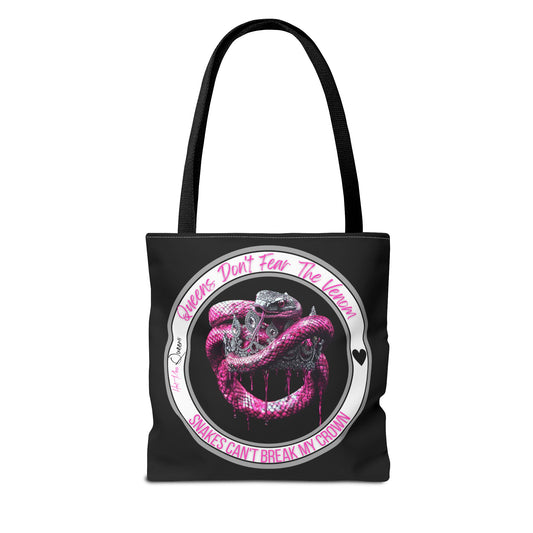 Hot Pink Veins Tote Bag