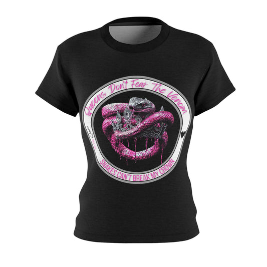 Hot Pink Veins Women's Cut & Sew Tee
