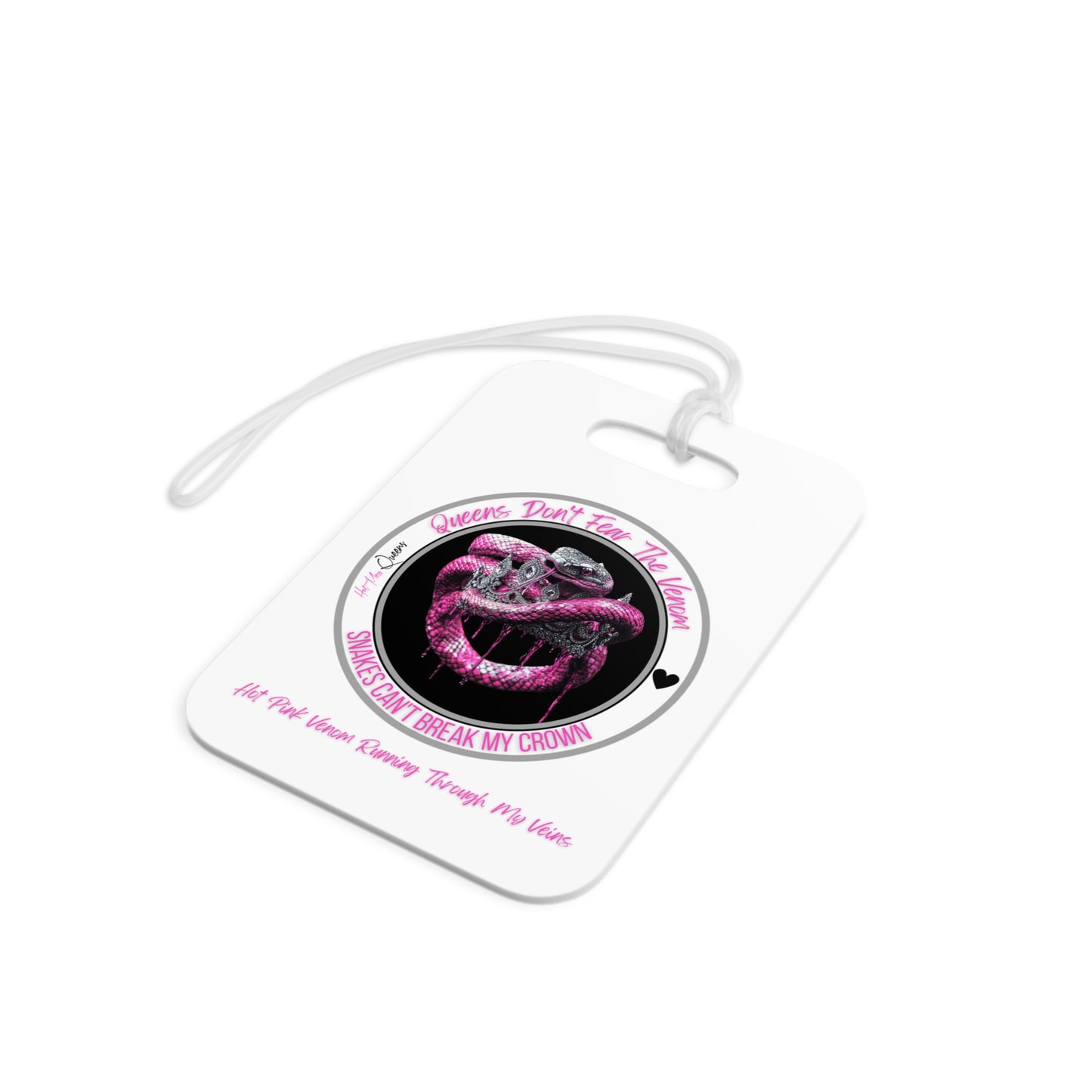 Hot Pink Veins VIP Tag